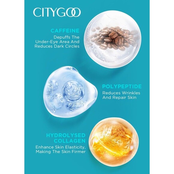 CITYGOO Caffeine Moisturizing Repairing Anti Aging Eye Lifting Cream 0.5fl Oz - Picture 5 of 6